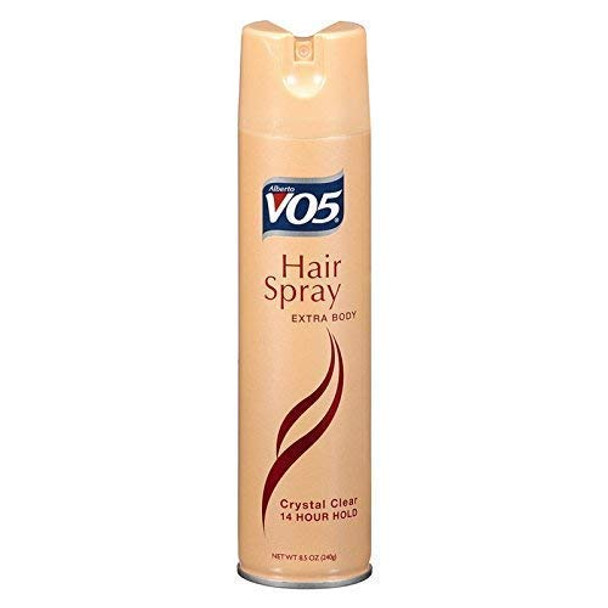 VO5 Hairspray Extra Body Crystal Clear 8.5 oz ( Packs of 4)