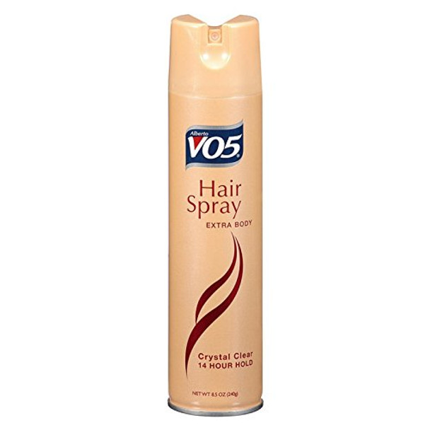 VO5 Hairspray Extra Body Crystal Clear 8.5 oz ( Packs of 10)