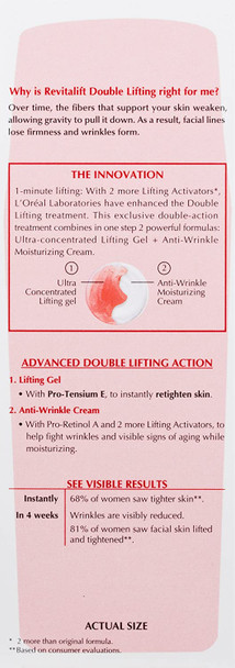 L Oreal Paris Revitalift Double Lifting Day Face Cream 1 fl oz