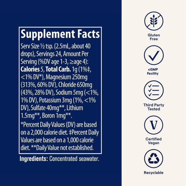 Trace Minerals Concentrace Trace Mineral Drops 2-Ounce