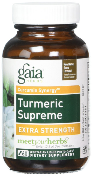 Turmeric Supreme Gaia Herbs 60 VCaps