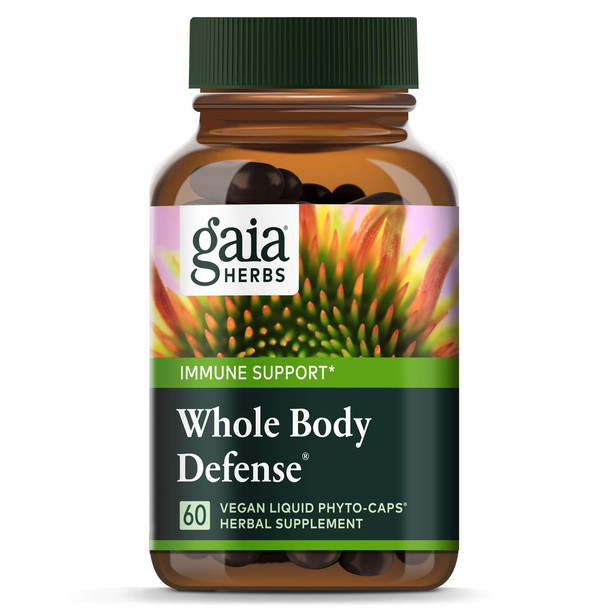 Gaia Herbs Whole Body Defense Liquid Phyto-Capsules, 60 Count