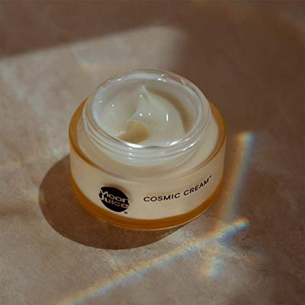 Cosmic Cream by Moon Juice - Vegan Collagen Protecting Moisturizer - Adaptogenic Dewy Face Lotion with Ashwagandha, Emollient Fatty Acids & Mushroom - Clean, Cruelty-Free & Sustainably-Sourced (1.7oz)