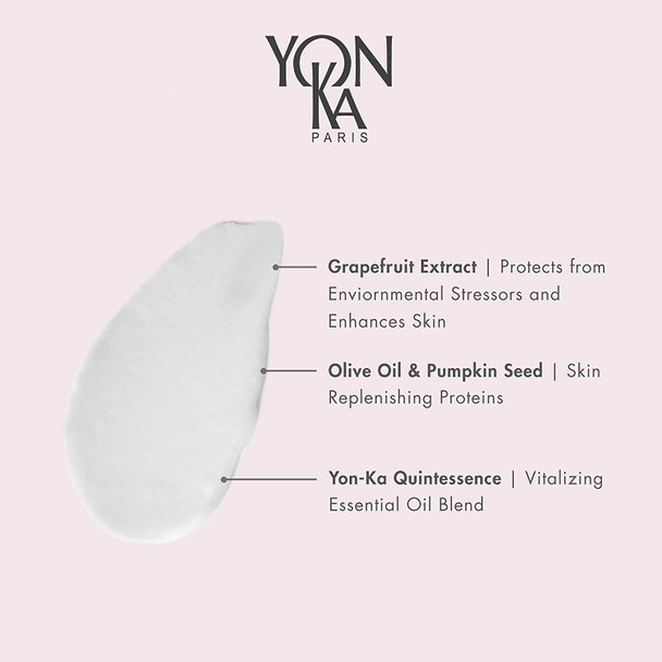 Yon-Ka Pamplemousse PS Face Cream (Dry Skin, 50ml) Daily Hydrating Face Moisturizer for Dry Skin, Lightweight lotion with Vitamin C, Paraben-Free
