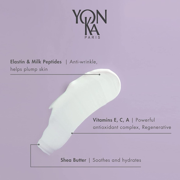 Yon-Ka Elastine Jour Anti-Wrinkle Day Cream (50ml) Anti Aging Facial Moisturizer and Eye Cream, Soften Fine Lines and Wrinkles with Vitamin C and Elastin Peptides, Paraben-Free