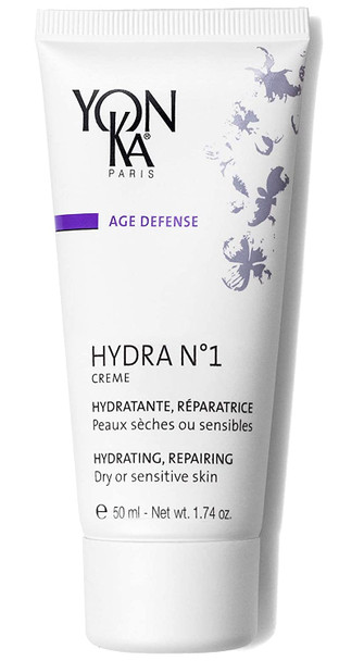 Yon-Ka Hydra No. 1 Creme (50ml) Anti-Aging Face Moisturizer, Hydrate Dry Skin with Hyaluronic Acid and Vitamin C, Rich Daily Cream to Restore Youthful Radiance, Paraben-Free