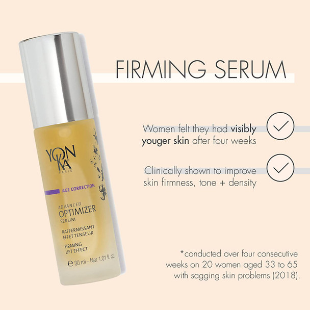 Yon-Ka Advanced Optimizer Serum (30ml) Anti-Aging Face Serum Gel with Marine Collagen and Hyaluronic Acid, Clinically Proven to Firm and Lift Skin, Paraben-Free