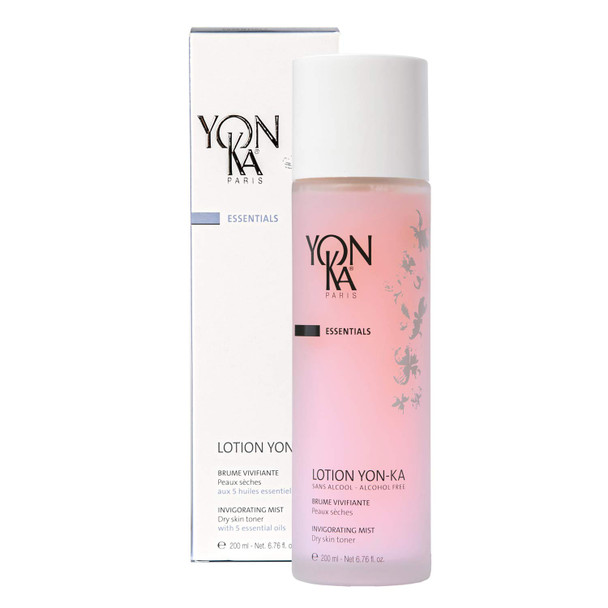 Yonka Lotion PS Hydrating Face Toner (Dry & Sensitive Skin) Daily Face Mist to Refresh and Purify with Quintessence Essential Oils, 6.76 oz