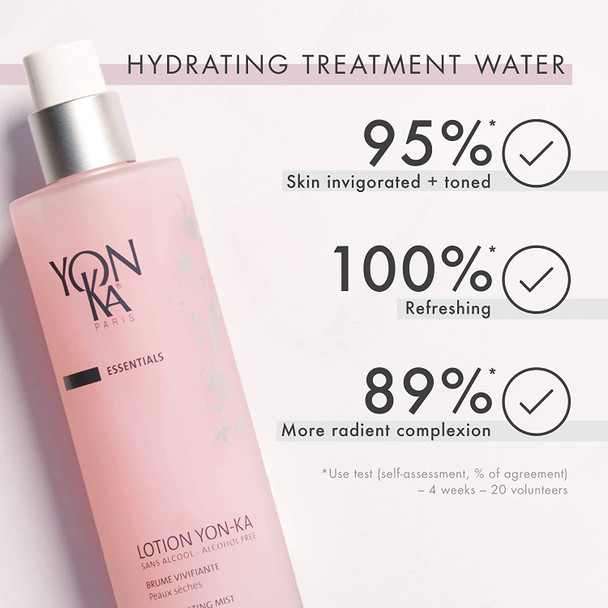 Yonka Lotion PS Hydrating Face Toner (Dry & Sensitive Skin) Daily Face Mist to Refresh and Purify with Quintessence Essential Oils, 6.76 oz