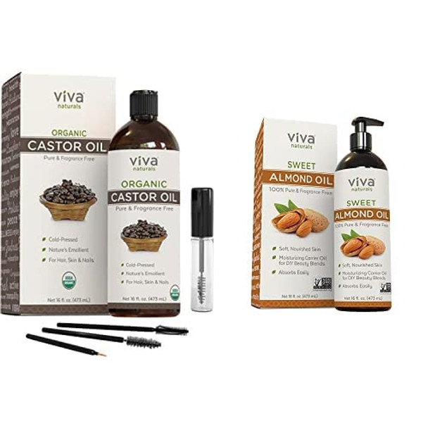 Castor Oil + Sweet Almond Oil Bundle