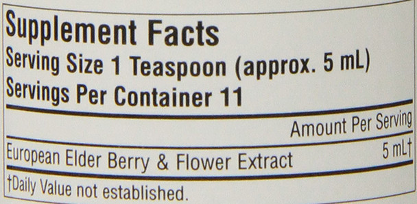 Planetary Herbals Full Spectrum Elderberry Fluid Extract Supplement, 2 Fluid Ounce