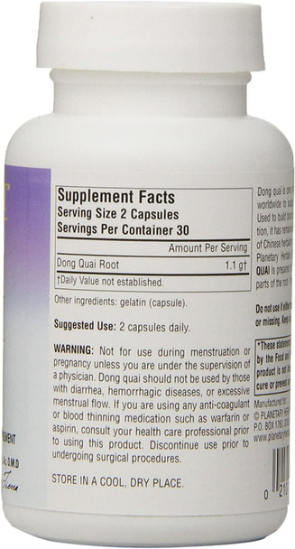 Planetary Herbals Full Spectrum Dong Quai Capsules, 60 Count