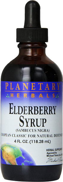 Planetary Herbals Elderberry Syrup, 4 Fluid Ounce