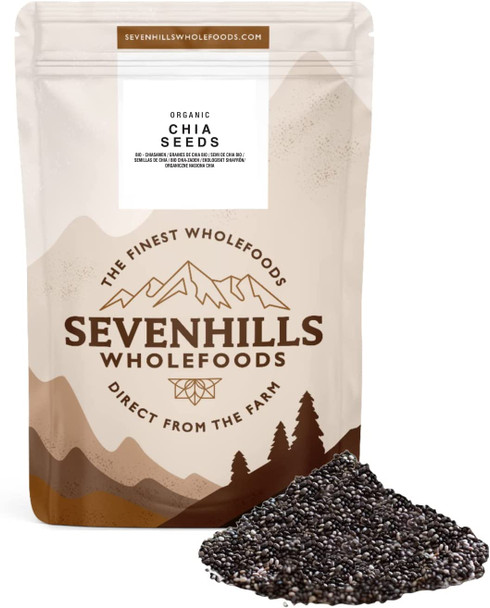 Sevenhills Wholefoods Organic Raw Chia Seeds 500g