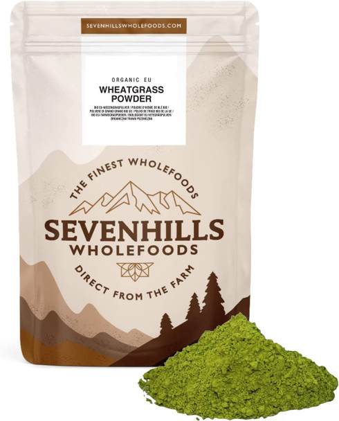 Sevenhills Wholefoods Organic Wheatgrass Powder, European (EU) 1kg