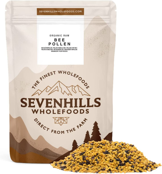 Sevenhills Wholefoods Organic Raw Bee Pollen (Spanish) 1kg