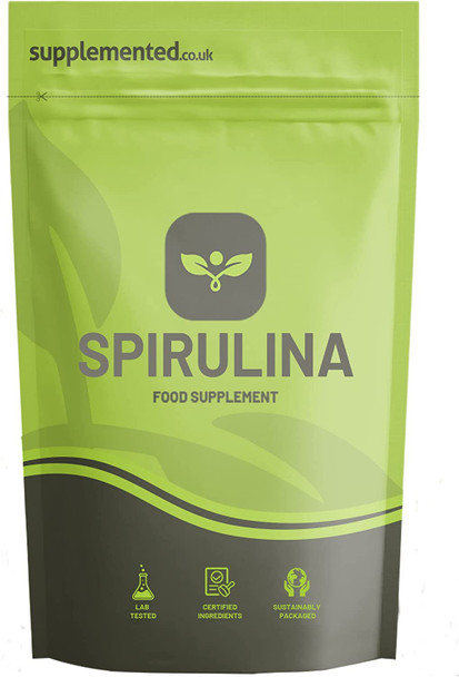 Spirulina 250mg 180 Capsules - UK Made. Pharmaceutical Grade