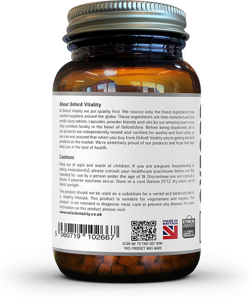 Iodine Supplements | 150mcg Tablets for Pregnancy Health & Thyroid | Oxford Vitality (365)