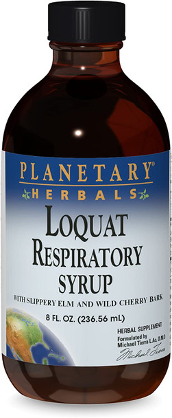 Planetary Herbals Loquat Respiratory Syrup, 8 Fluid Ounce