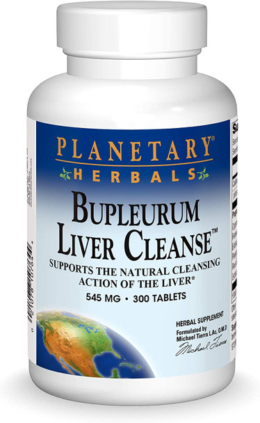 Planetary Herbals: Bupleurum Liver Cleanse 545 mg 300 Tablet