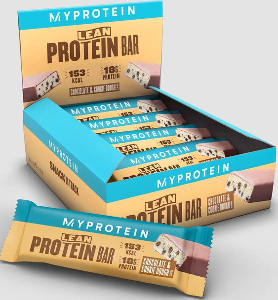 MyProtein Lean Protein Bar (12 x 45g) (Chocolate and Cookie Dough)