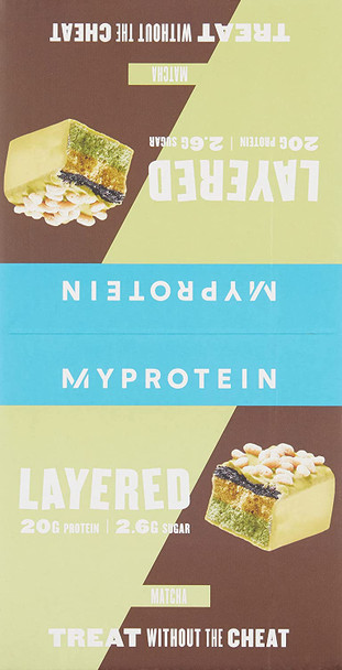 Myprotein 6 Layer Bar 12 Bars Matcha