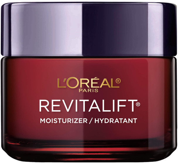 L €™Oreal Paris Skincare Revitalift Triple Power Anti-Aging Face Moisturizer with Pro Retinol, Hyaluronic Acid & Vitamin C to reduce wrinkles, firm and brighten skin, 2.55 Oz L €™Oreal Paris Skincare Revitalift Triple Power Anti-Aging Face Moisturizer with Pro Retinol, Hyaluronic Acid & Vitamin C to reduce wrinkles, firm and brighten skin, 2.55 Oz