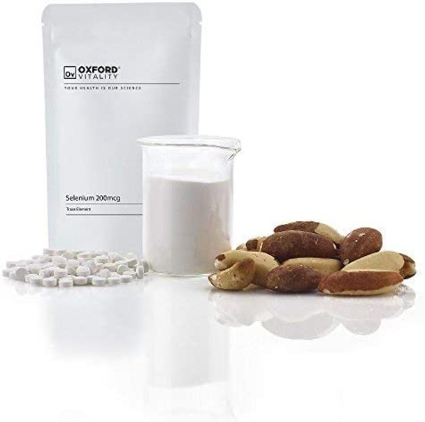 Selenium Tablets | 200mcg Supplement | for Immune System & Thyroid Health | Oxford Vitality