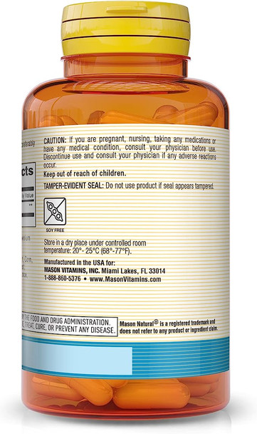 Mason Natural Nac N-Acetyl L-Cysteine 500 Mg - Supports Cellular Health, Immune System Booster, For General Wellness, 60 Capsules (Pack Of 3)