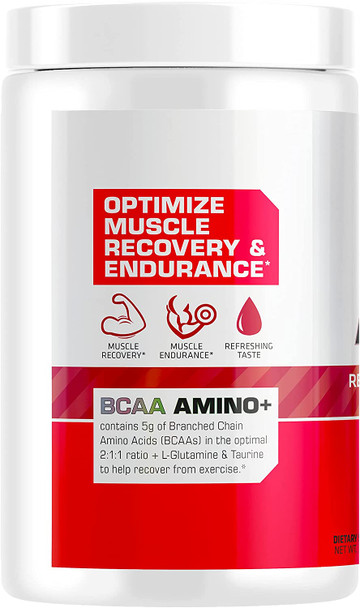 USN Supplements BCAA Amino + Supplement, Fruit Punch, 11.60 OZ