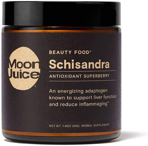 Schisandra by Moon Juice - Organic Schisandra Berry Powder - Natural Antioxidant Supporting Healthy Liver Function, Natural Stress Relief & Energy Support - Vegan, Non-GMO (1.4oz, 21 Servings)