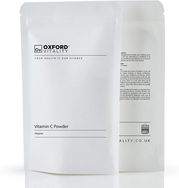 OV Oxford Vitality | Vitamin C Powder | Immune System Health Antioxidant Energy (365g)