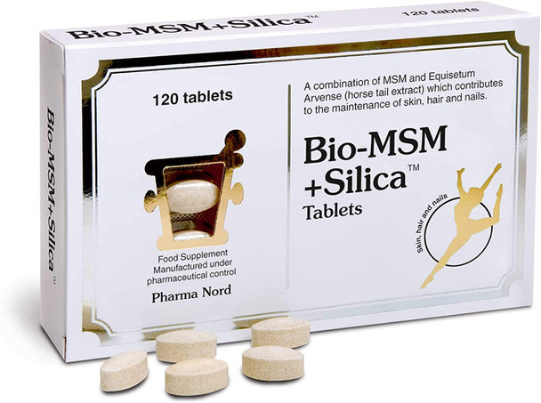 Pharma Nord 750mg Bio MSM+ Silica 120 Tablets (Pack of 2)