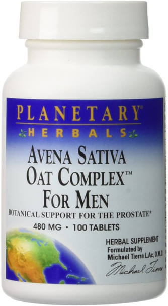 Avena Sativa Oat Complex for Men Planetary Herbals 100 Tabs