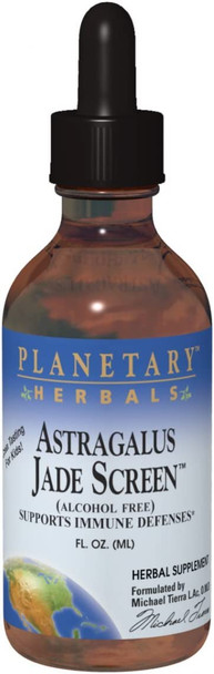 Astragalus Jade Screen (Alcohol Free) Planetary Herbals 4 oz Liquid