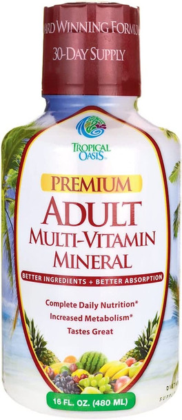 Tropical Oasis Multiple Vitamin Mineral for Adult - 16 fl oz