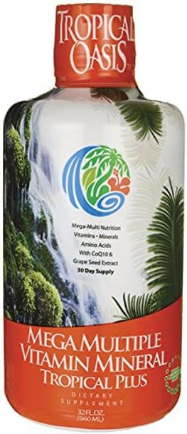 Tropical Oasis, Tropical Plus Multivitamin Mineral, 32 Fl Oz