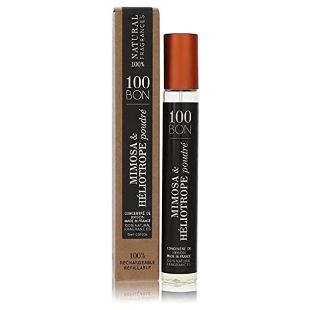 100 BON concentrate eau de parfum sprmimosa & helitrope poudre unis, 0.5 Fl Oz