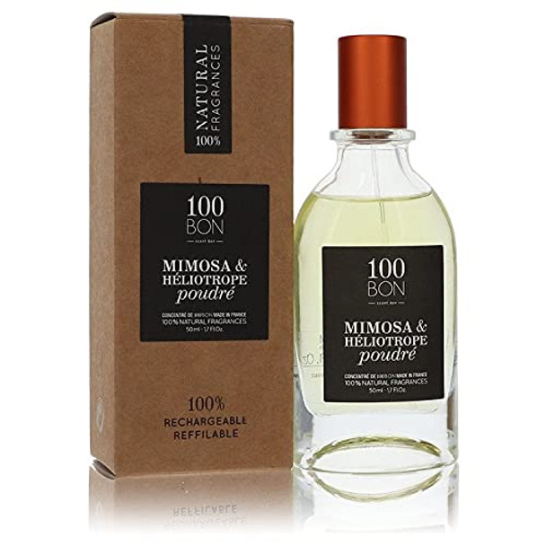 100 BON concentrate eau de parfum sprmimosa & helitrope poudre unis, 1.7 Fl Oz