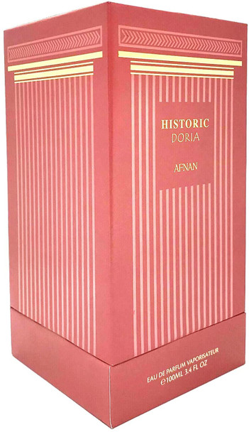 Afnan Historic Doria for Unisex Eau de Parfum Spray, 3.4 Ounce