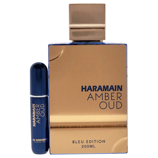 Al Haramain Amber Oud Blue Edition for Men Eau de Parfum Spray, 6.7 Ounce