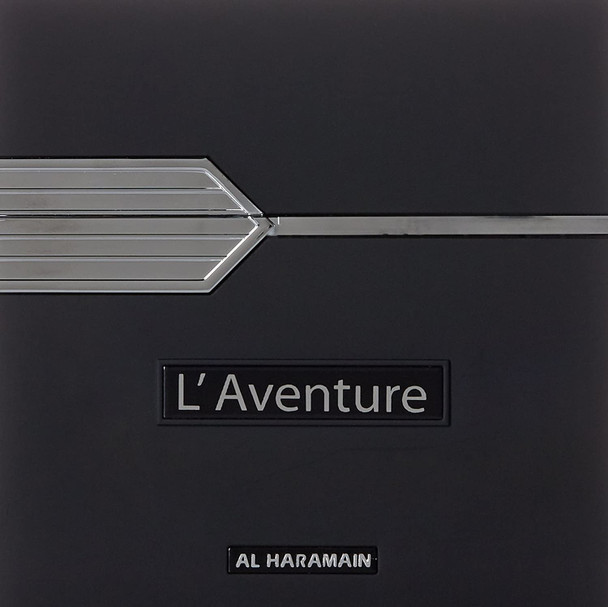 Al Haramain L Aventure Eau de Parfum 3.33 Ounce (100 ml) Black