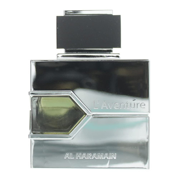 Al Haramain L'Aventure Eau de Parfum, 3.33 Ounce (100 ml) - For Creed Aventus Lovers, Black