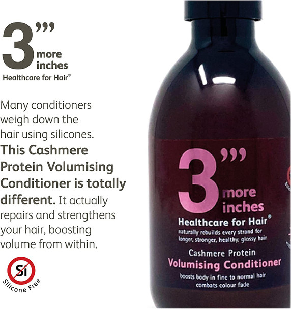 3'''More Inches Volumising Essential Set - Pre-Wash Treatment, Shampoo and Conditioner for Fine Hair -Broken Bond Restore Treatment - Sulphate and Silicone Free - Hair Care by Michael Van Clarke