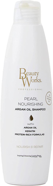 Beauty Works Pearl Nourishing Sulfate Free Argan Oil Shampoo 250 ml SLE & Paraben Free