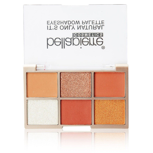 bellapierre Its Only Natural Eyeshadow Palette | Highly Pigmented, Long Lasting, and Blendable | Matte & Shimmer Shades | Hypoallergenic and Paraben-Free