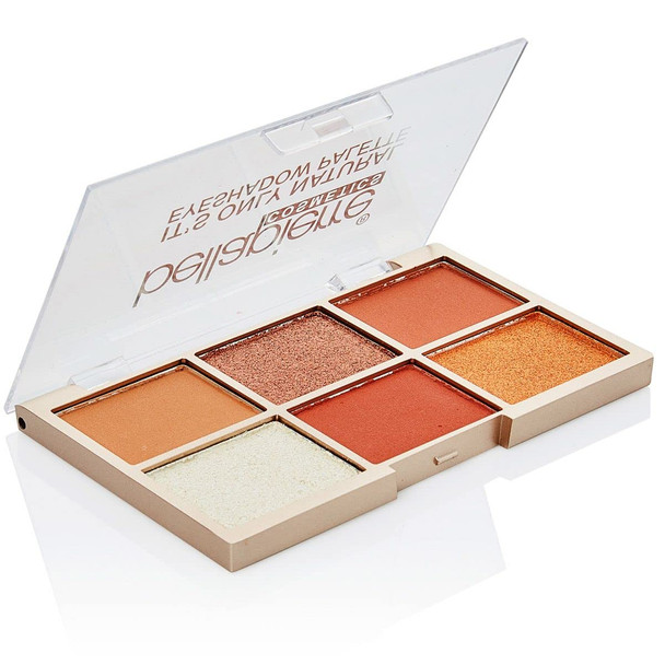 bellapierre Its Only Natural Eyeshadow Palette | Highly Pigmented, Long Lasting, and Blendable | Matte & Shimmer Shades | Hypoallergenic and Paraben-Free