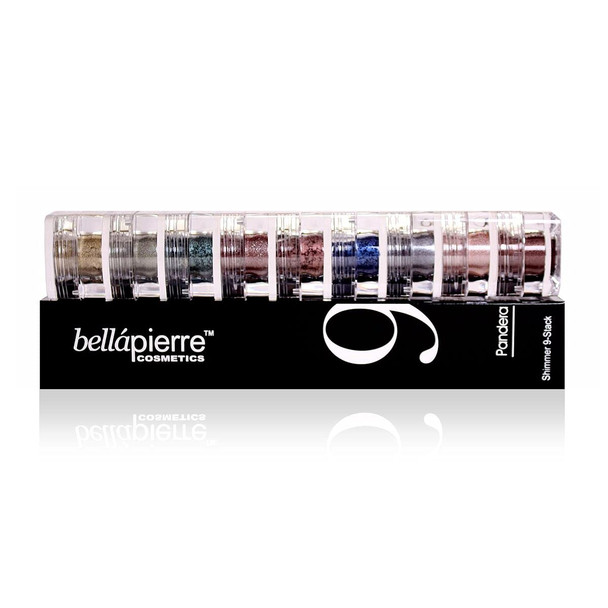 Bellapierre Shimmer Powder 9 Stack | Paraben Free | Vegan & Cruelty Free | 9 Count - Pandera
