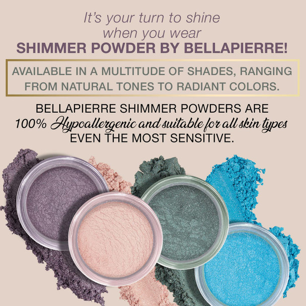 Bellapierre Shimmer Powder | Paraben Free | Vegan & Cruelty Free | All Skin Types | 2.35g - Reluctance