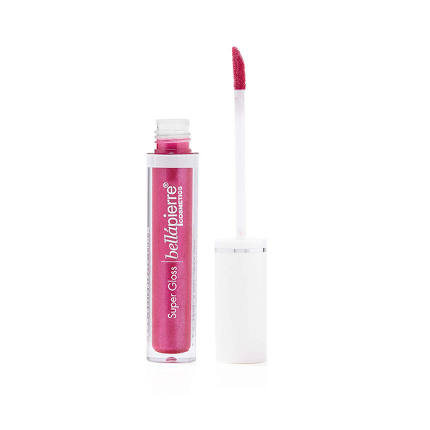 bellapierre New Super Gloss | Richly Pigmented Mineral Lip Gloss | 100% Natural Formulation | Non-Toxic and Paraben Free | Long Lasting Nourishing Color - Bubble Gum
